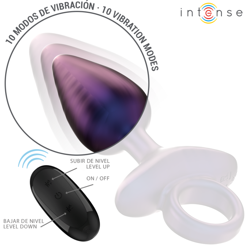 INTENSE - MICHAEL VIBRATING ANAL PLUG MODEL 2 REMOTE CONTROL - NOCTURNA DESIRES