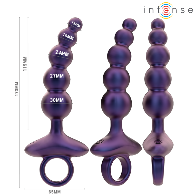 INTENSE - TITO VIBRATING ANAL PLUG MODEL 3 REMOTE CONTROL - NOCTURNA DESIRES