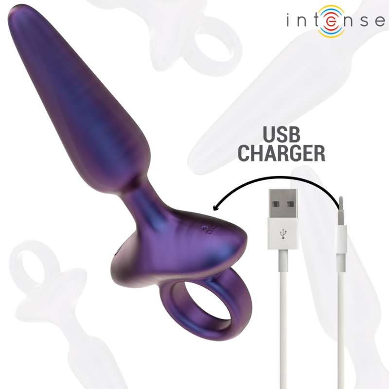 INTENSE - MARLON VIBRATING ANAL PLUG MODEL 4 REMOTE CONTROL - NOCTURNA DESIRES