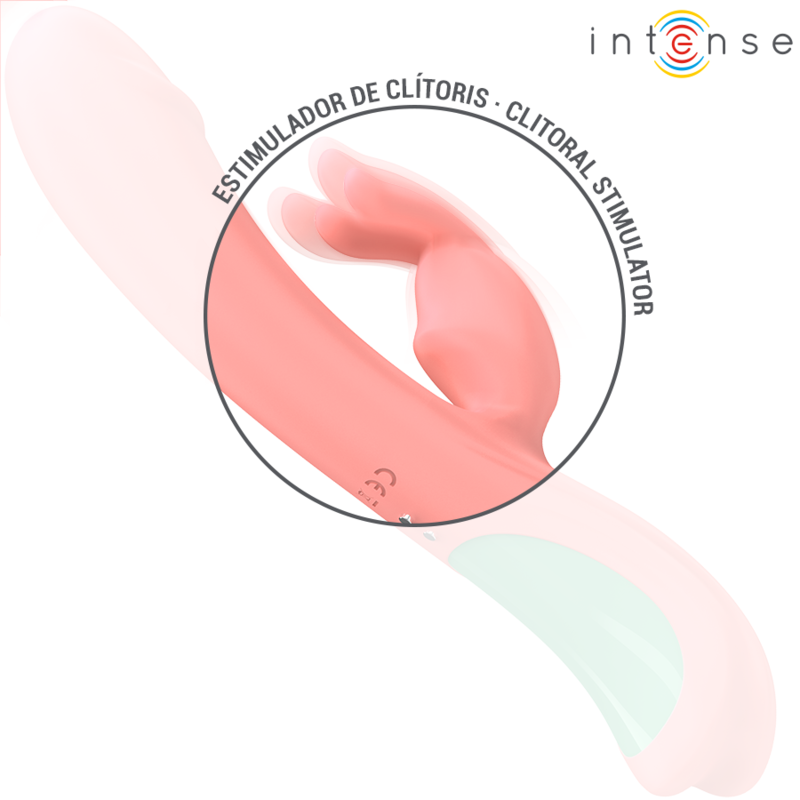 INTENSE - RACHEL RABBIT VIBRATOR 5 VIBRATIONS PINK - NOCTURNA DESIRES