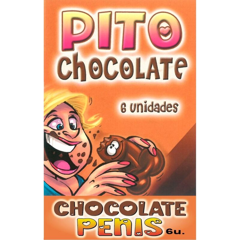 DIABLO PICANTE - BOX OF 6 PENIS-SHAPED CHOCOLATES - NOCTURNA DESIRES