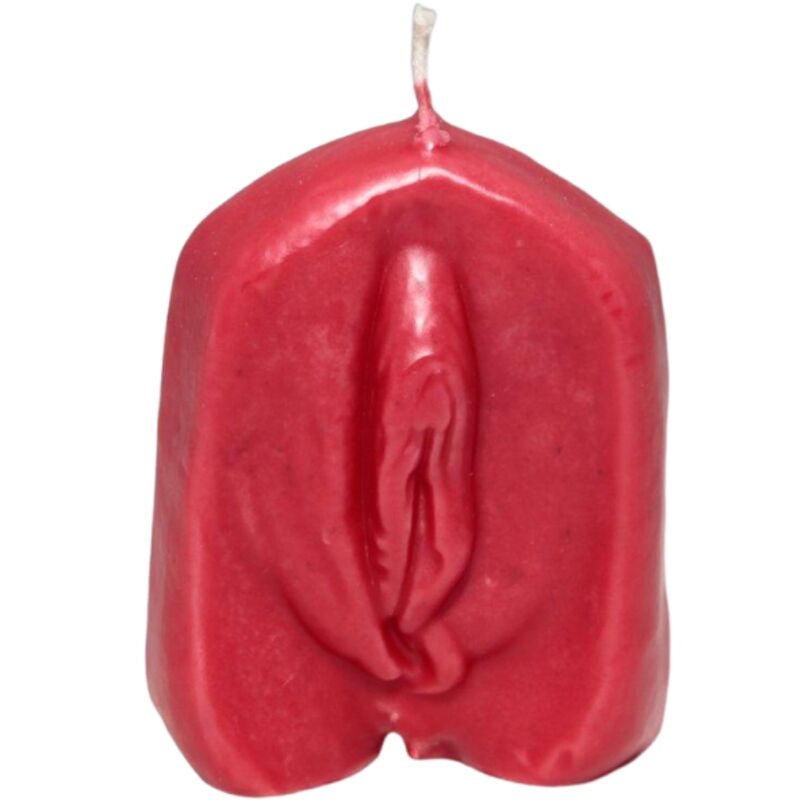 DIABLO PICANTE - VAGINA SHAPED CANDLE RED - NOCTURNA DESIRES