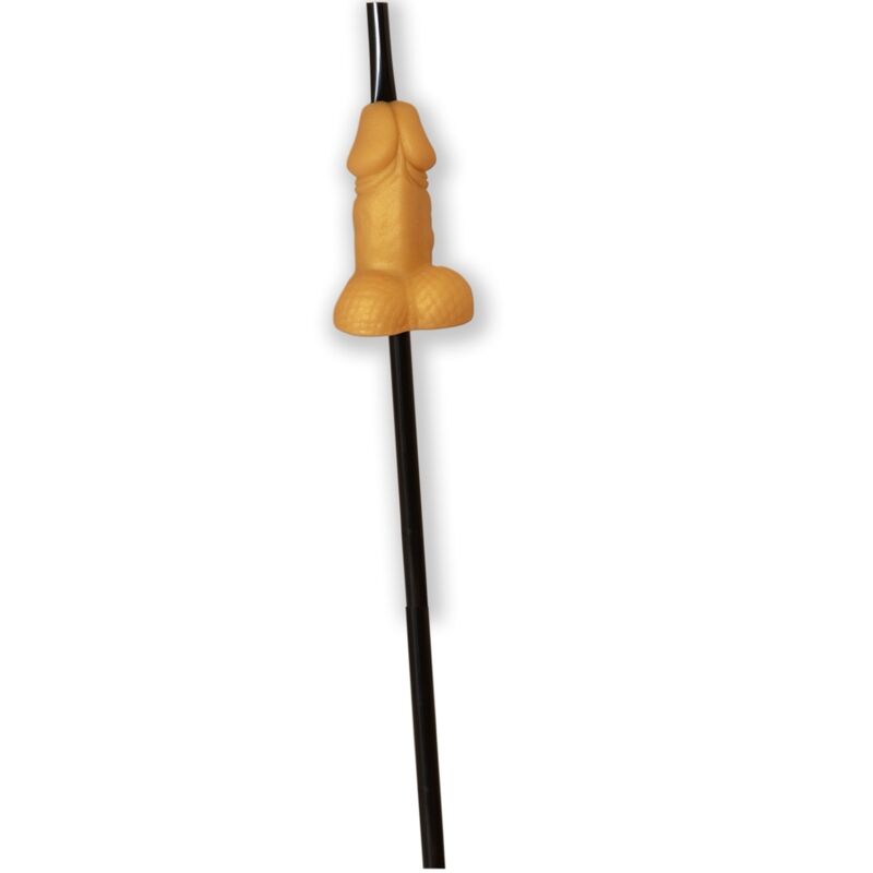 DIABLO PICANTE - GOLDEN PENIS SHAPED STRAW - NOCTURNA DESIRES