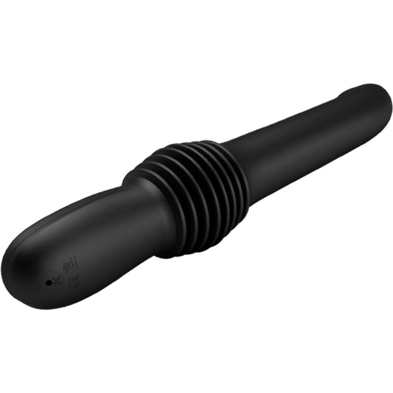 PRETTY LOVE - PAZUZU VIBRATOR 3 THRUST MODES BLACK - NOCTURNA DESIRES