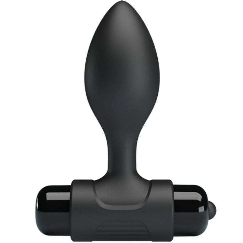 PRETTY LOVE - VIBRA BUTT 10 VIBRATIONS ANAL PLUG BLACK - NOCTURNA DESIRES