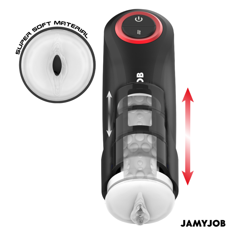 JAMYJOB - GRAVITY AUTOMATIC VAGINA MASTURBATOR 5 THRUSTING MODES AND SOUND EFFECT - NOCTURNA DESIRES