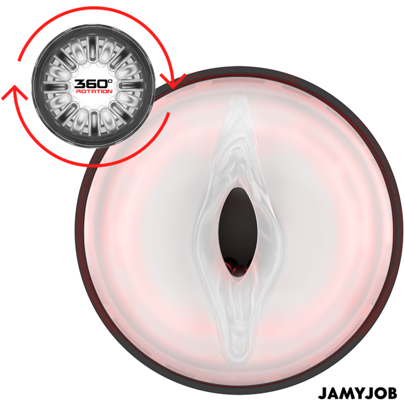 JAMYJOB - CYCLONE AUTOMATIC VAGINA MASTURBATOR 10 ROTATION AND THRUST MODES - NOCTURNA DESIRES
