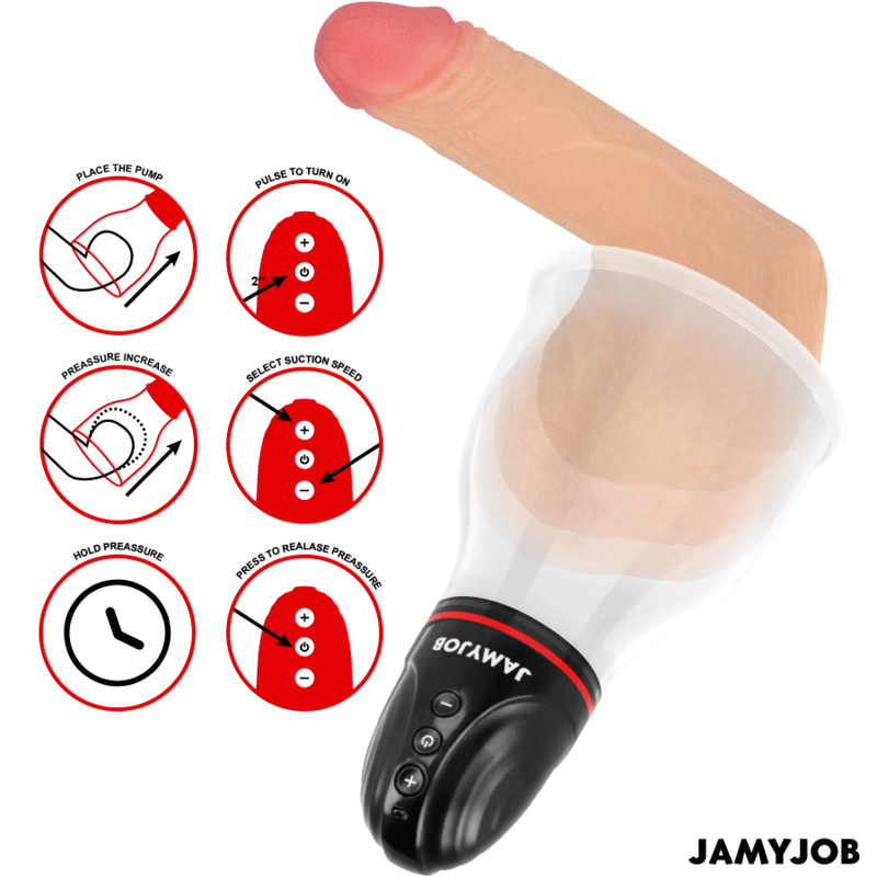 JAMYJOB - XPAND LITE AUTOMATIC TESTICLE PUMP 3 SUCTION LEVELS GREY - NOCTURNA DESIRES