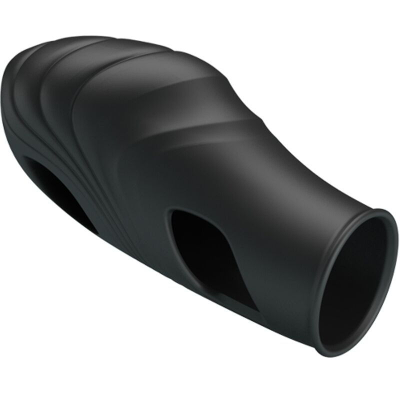 PRETTY LOVE - LICH SILICONE FINGER VIBRATOR BLACK - NOCTURNA DESIRES