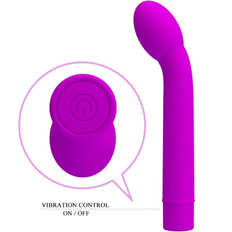 PRETTY LOVE - LOGAN G-SPOT VIBRATOR 10 VIBRATIONS PURPLE - NOCTURNA DESIRES