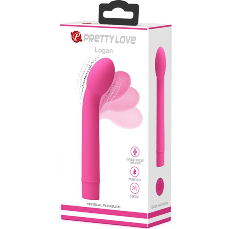 PRETTY LOVE - LOGAN G-SPOT VIBRATOR 10 VIBRATIONS PINK - NOCTURNA DESIRES