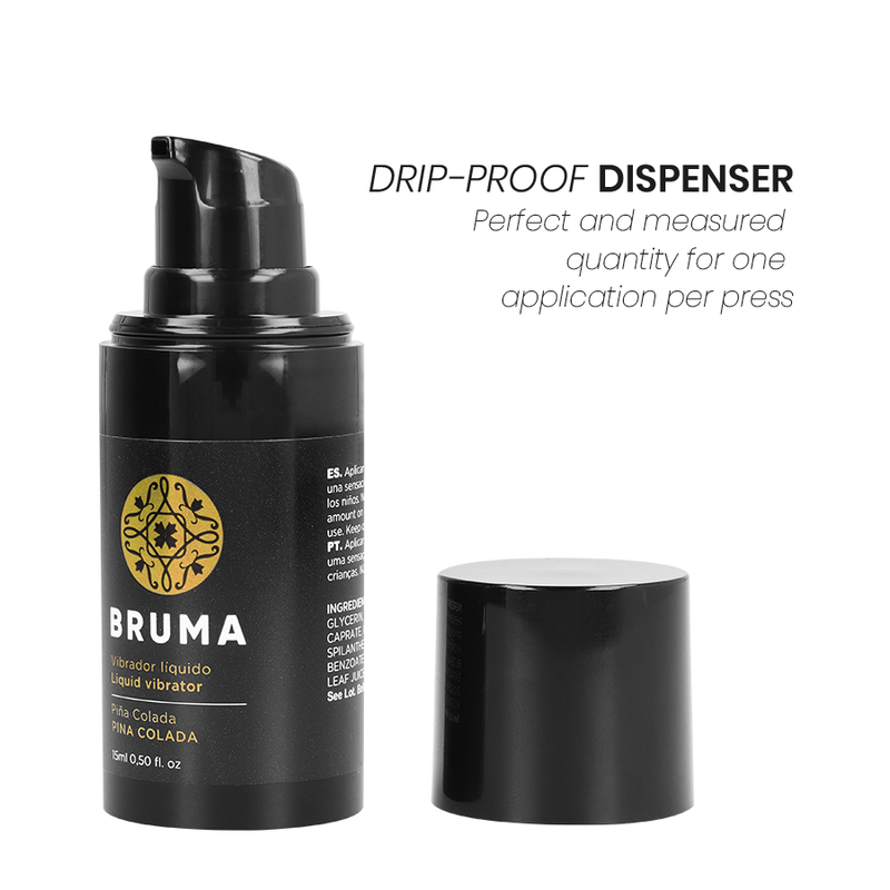 BRUMA - LIQUID VIBRATOR ULTRA SLIDING PINA COLADA 15 ML - NOCTURNA DESIRES