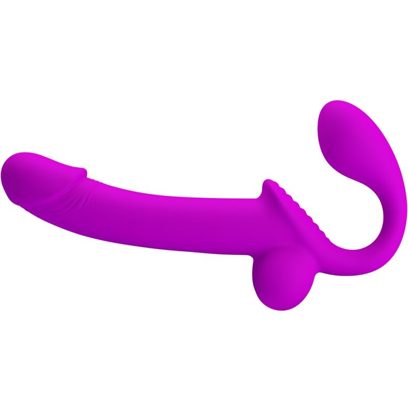PRETTY LOVE - KELPIE DOUBLE STRAP-ON STIMULATOR PURPLE - NOCTURNA DESIRES
