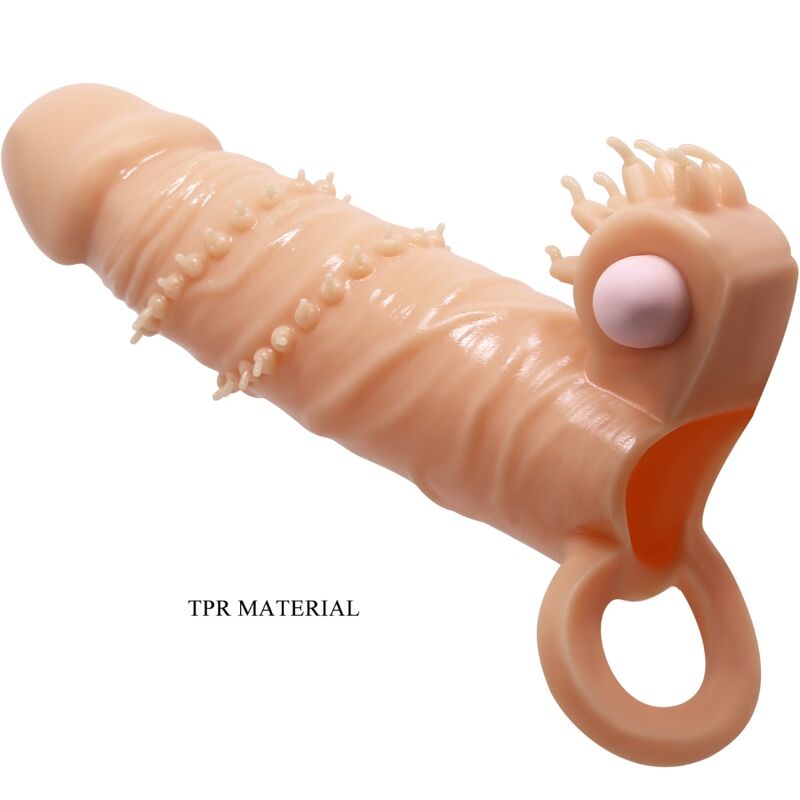 PRETTY LOVE - CONNOR PENIS SLEEVE + CLITORIS STIMULATOR FLESH - NOCTURNA DESIRES