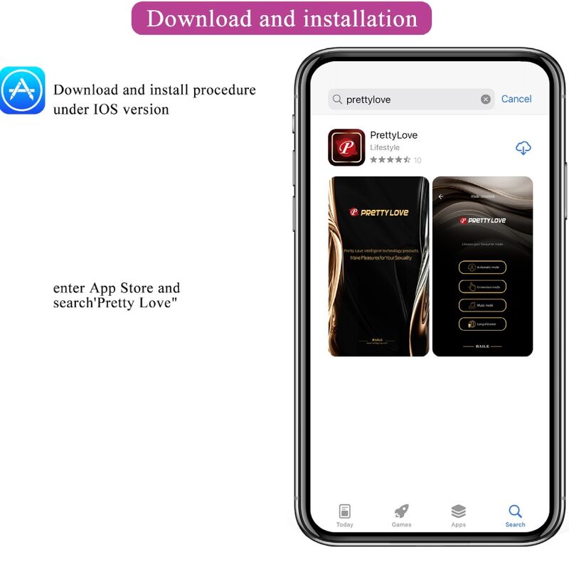 PRETTY LOVE - FRANZ MASSAGER AND VIBRATOR FREE APP PURPLE - NOCTURNA DESIRES