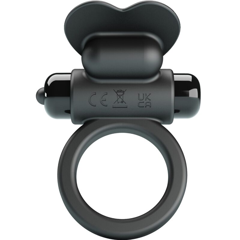 PRETTY LOVE - DEBONAIRE VIBRATING RING RABBIT 10 VIBRATIONS BLACK - NOCTURNA DESIRES