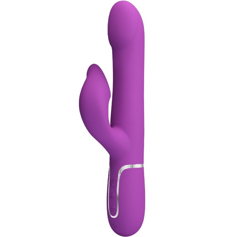 PRETTY LOVE - 4 IN 1 MULTIFUNCTION VIBRATOR & STIMULATOR PURPLE - NOCTURNA DESIRES