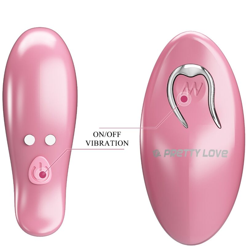 PRETTY LOVE - CAILEY NIPPLE CLAMPS 10 VIBRATIONS REMOTE CONTROL PINK - NOCTURNA DESIRES