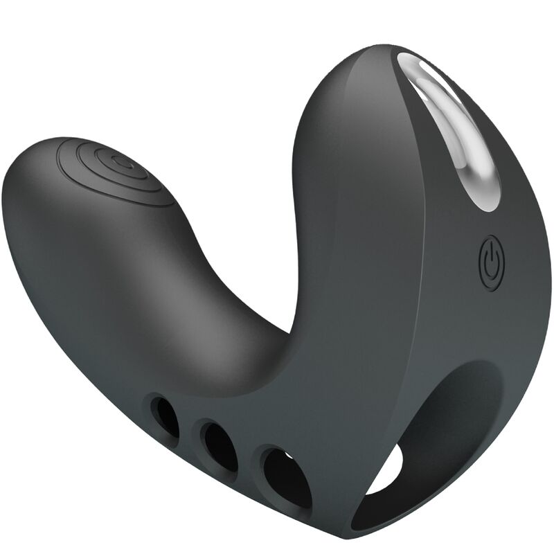 PRETTY LOVE - CAMELIA FINGER VIBRATOR 7 VIBRATIONS BLACK - NOCTURNA DESIRES