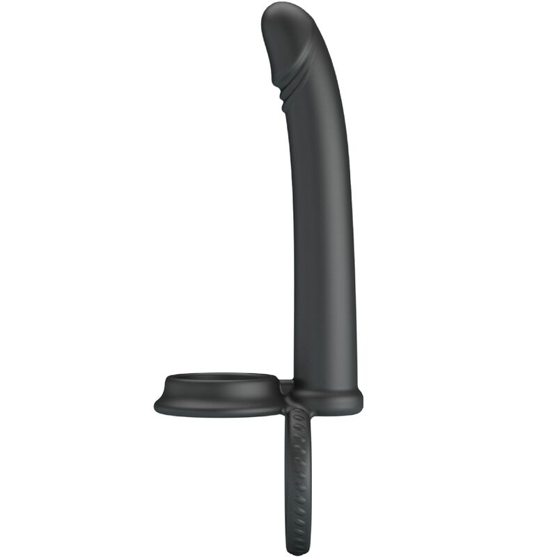 PRETTY LOVE - DILLION DOUBLE PENETRATION DOUBLE COCK RING BLACK - NOCTURNA DESIRES