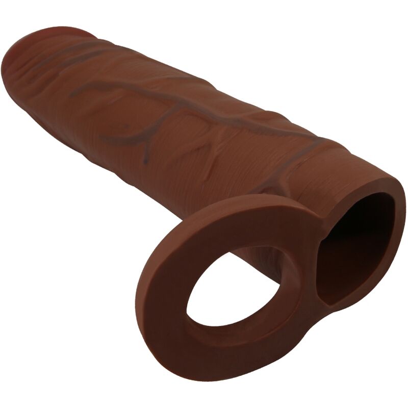 PRETTY LOVE - KAILE PENIS SLEEVE WITH 2.5 CM EXTENSION MULATTO - NOCTURNA DESIRES