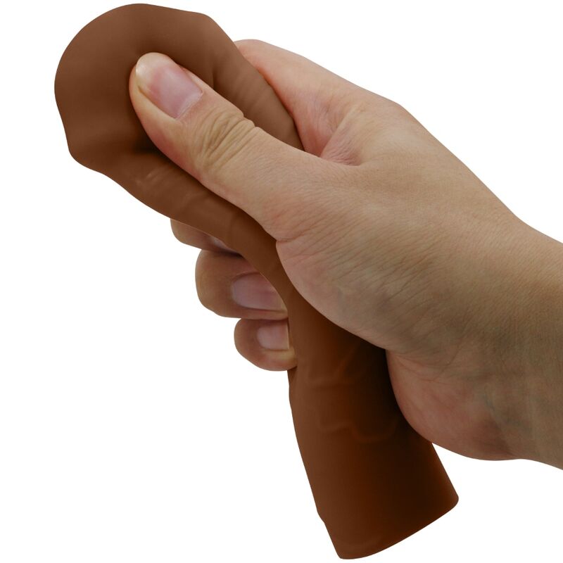 PRETTY LOVE - NILE PENIS SLEEVE WITH 2.5 CM EXTENSION MULATTO - NOCTURNA DESIRES