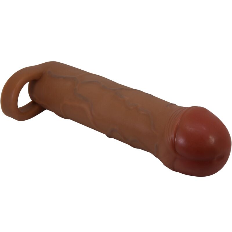 PRETTY LOVE - BUNION PENIS SLEEVE WITH 2.5 CM EXTENSION MULATTO - NOCTURNA DESIRES