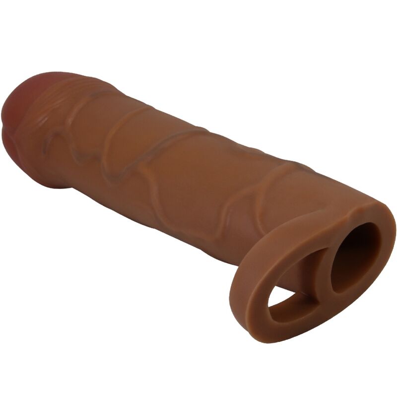 PRETTY LOVE - BUNION PENIS SLEEVE WITH 2.5 CM EXTENSION MULATTO - NOCTURNA DESIRES
