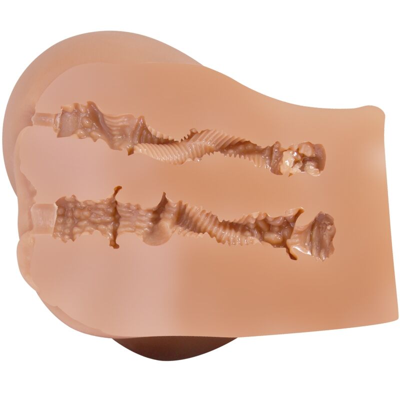 CRAZY BULL - EMILIA ASS VIBRATOR WITH REALISTIC VAGINA AND ANUS FLESH REMOTE CONTROL - NOCTURNA DESIRES