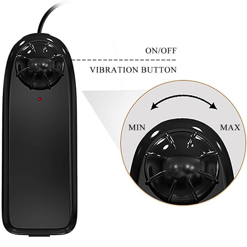 BAILE - CATOBLEPAS REALISTIC VIBRATOR 20.6 CM FLESH REMOTE CONTROL - NOCTURNA DESIRES