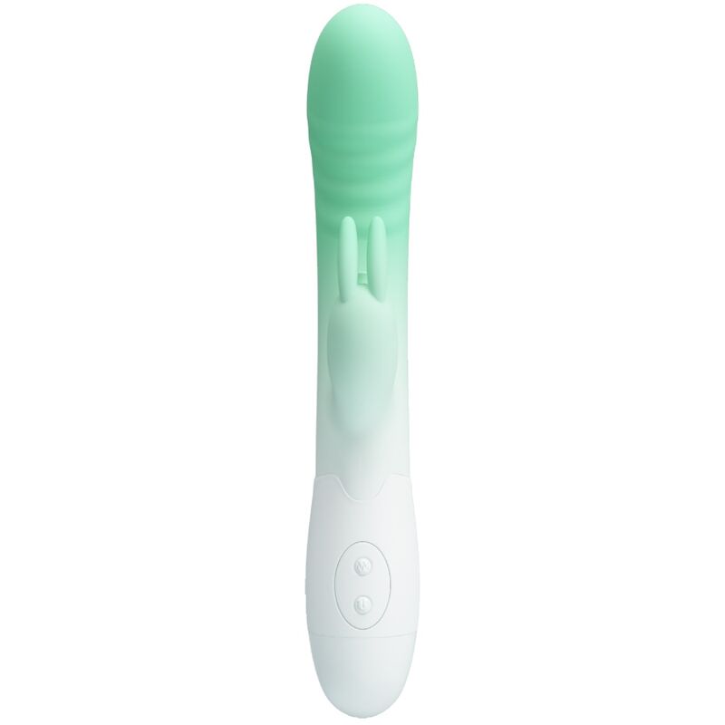 PRETTY LOVE - CERBERUS RABBIT VIBRATOR 3O VIBRATIONS GREEN - NOCTURNA DESIRES