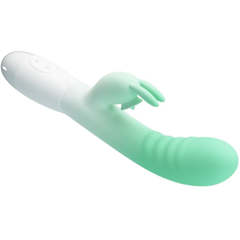 PRETTY LOVE - CERBERUS RABBIT VIBRATOR 3O VIBRATIONS GREEN - NOCTURNA DESIRES
