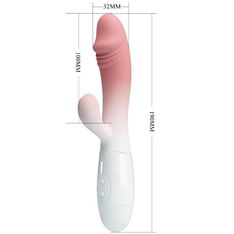 PRETTY LOVE - SNAPPY RABBIT VIBRATOR 30 VIBRATIONS PINK - NOCTURNA DESIRES