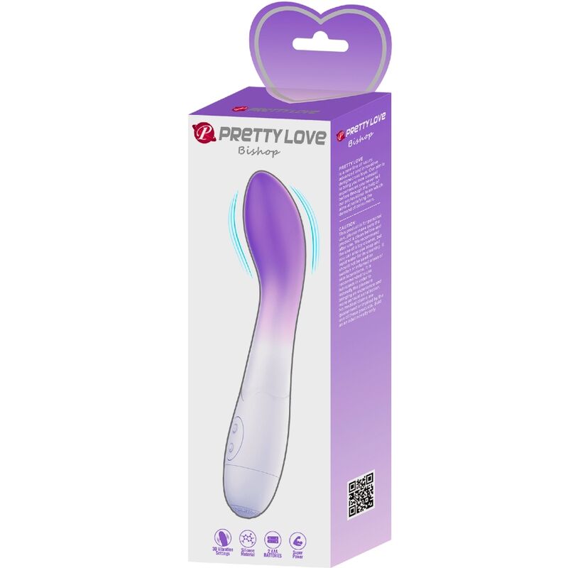 PRETTY LOVE - BISHOP G-SPOT VIBRATOR 30 VIBRATIONS PURPLE - NOCTURNA DESIRES