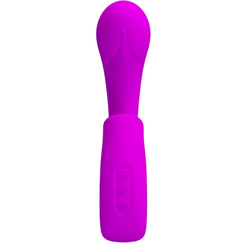 PRETTY LOVE - SIBEL SIBEL G-SPOT VIBRATOR + CLITORIS STIMULATOR 10 VIBRATIONS PURPLE - NOCTURNA DESIRES