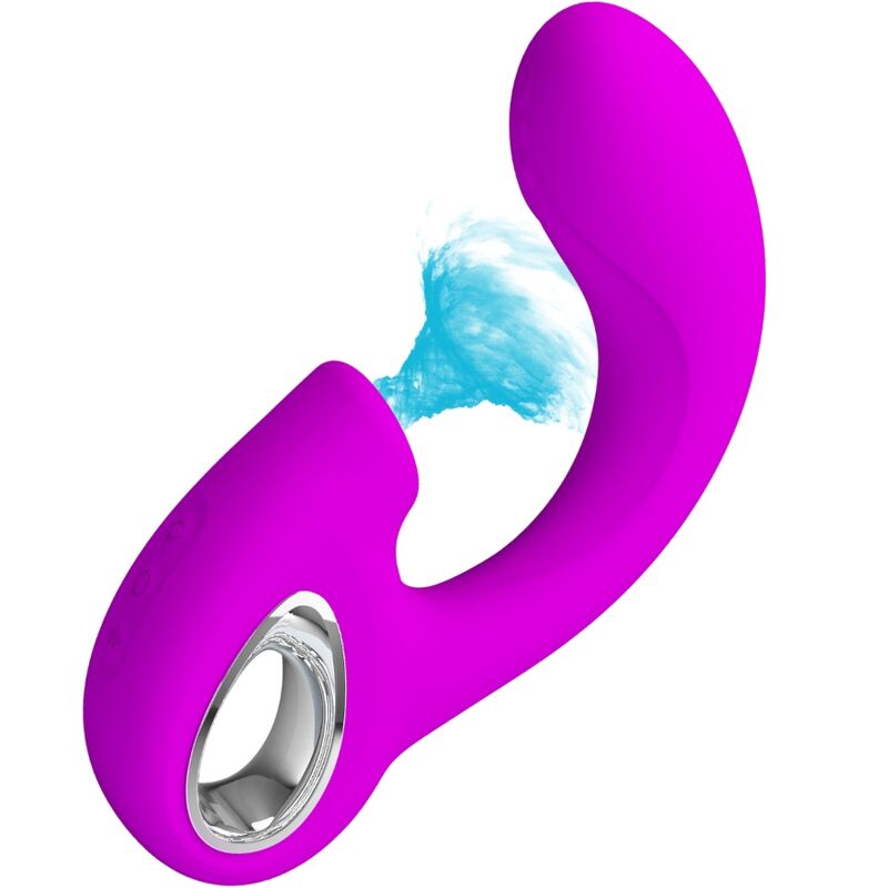 PRETTY LOVE - SIBEL SIBEL G-SPOT VIBRATOR + CLITORIS STIMULATOR 10 VIBRATIONS PURPLE - NOCTURNA DESIRES