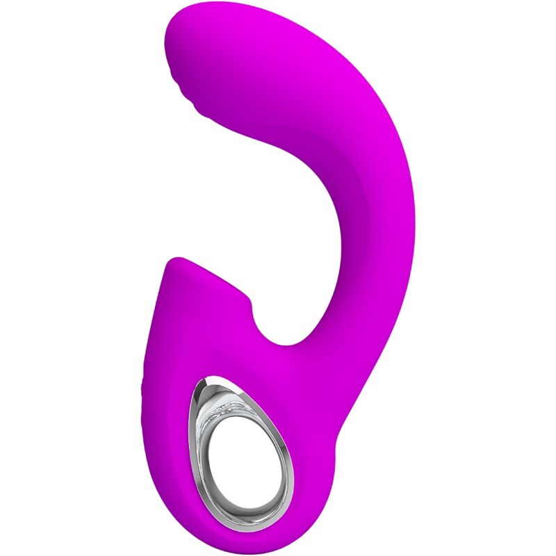 PRETTY LOVE - SIBEL SIBEL G-SPOT VIBRATOR + CLITORIS STIMULATOR 10 VIBRATIONS PURPLE - NOCTURNA DESIRES
