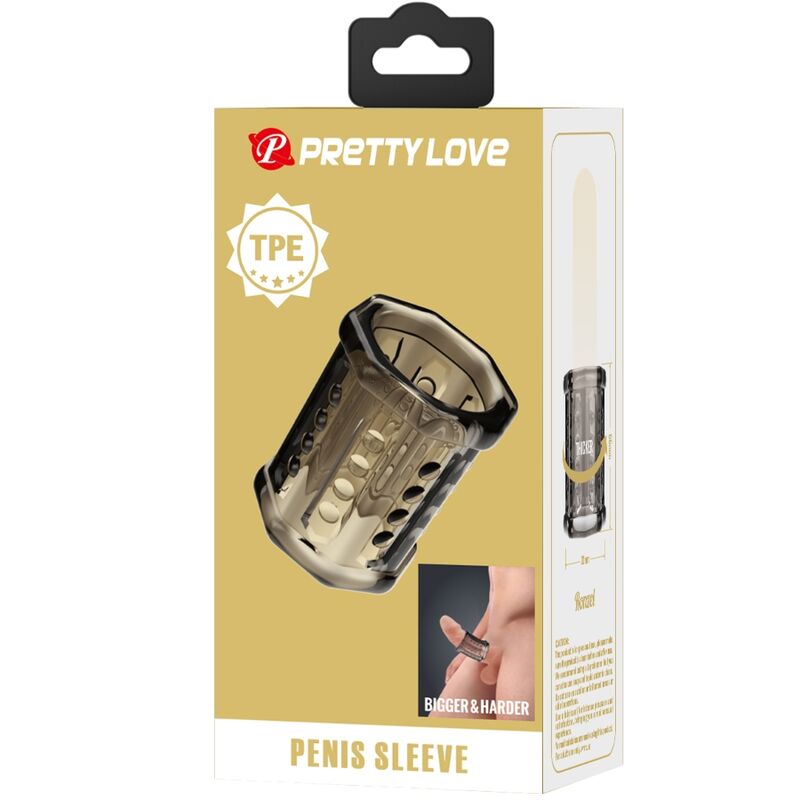PRETTY LOVE - RONAEL PENIS SLEEVE SUPER STRETCHY TRANSPARENT - NOCTURNA DESIRES