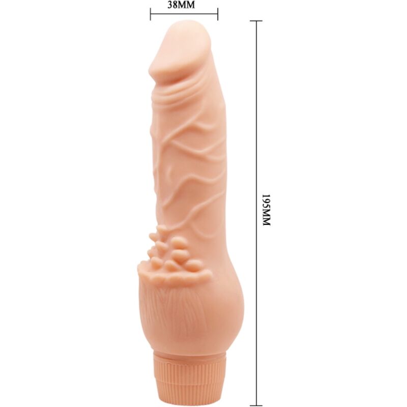 BAILE - BARBARA REALISTIC VIBRATOR 19.5 CM FLESH - NOCTURNA DESIRES