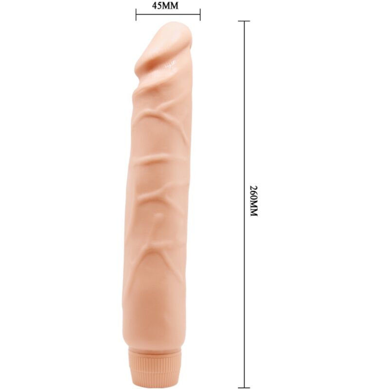 BAILE - JACK REALISTIC VIBRATOR 26 CM FLESH - NOCTURNA DESIRES
