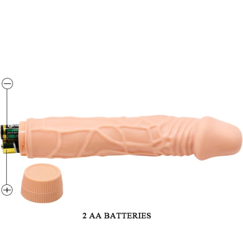 BAILE - BOB REALISTIC VIBRATOR 22.5 CM FLESH - NOCTURNA DESIRES