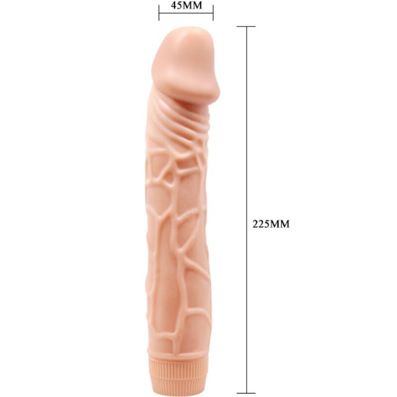BAILE - BOB REALISTIC VIBRATOR 22.5 CM FLESH - NOCTURNA DESIRES