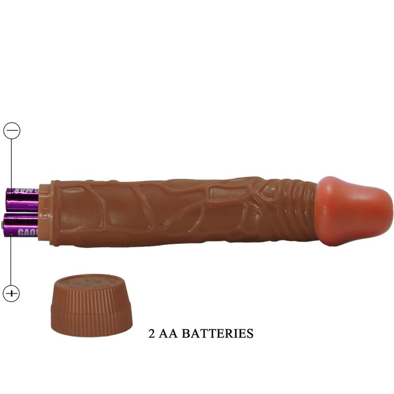 BAILE - BOB REALISTIC VIBRATOR 22.5 CM MULATTO - NOCTURNA DESIRES