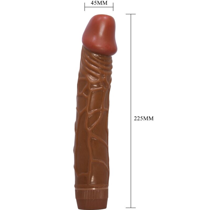BAILE - BOB REALISTIC VIBRATOR 22.5 CM MULATTO - NOCTURNA DESIRES