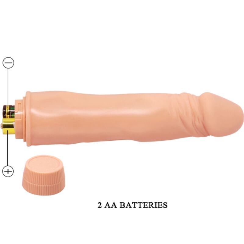 BAILE - DWARF REALISTIC VIBRATOR 21 CM FLESH - NOCTURNA DESIRES