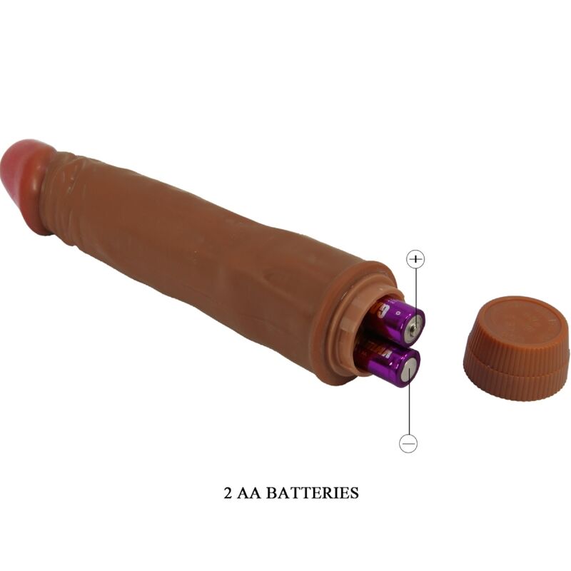 BAILE - DWARF REALISTIC VIBRATOR 21 CM MULATTO - NOCTURNA DESIRES