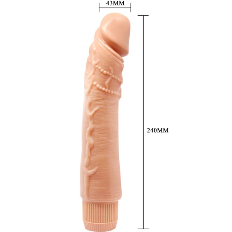BAILE - DYBBUK REALISTIC VIBRATOR 24 CM FLESH - NOCTURNA DESIRES