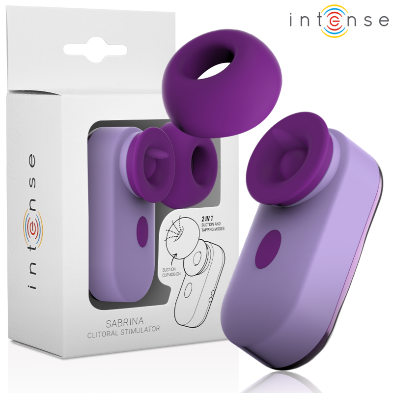 INTENSE - SABRINA CLIT STIMULATOR PURPLE - NOCTURNA DESIRES