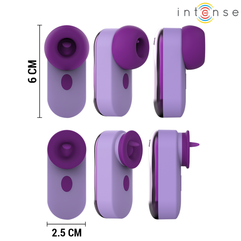 INTENSE - SABRINA CLIT STIMULATOR PURPLE - NOCTURNA DESIRES