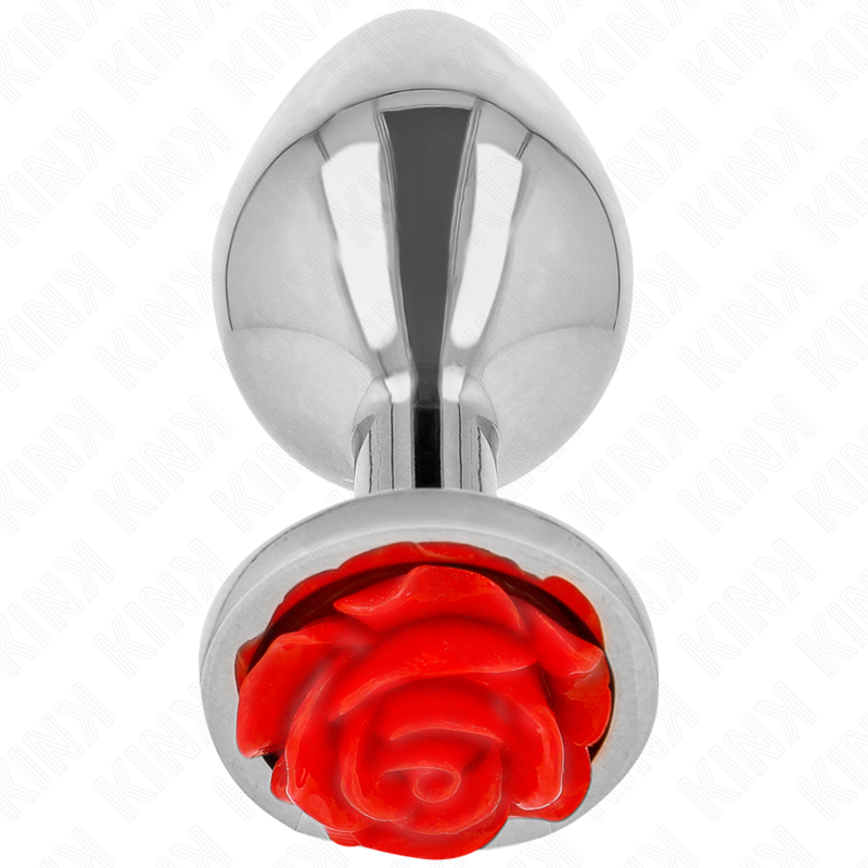KINK - PLUG ANAL ROSE RED SIZE M - NOCTURNA DESIRES